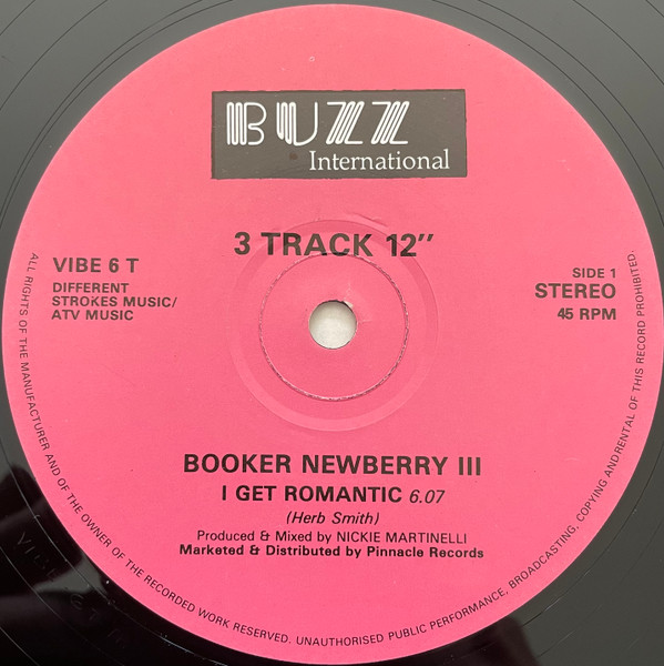 Booker Newberry III - I Get Romantic | Buzz International (VIBE 6 T) - 3 Booker Newberry III - I Get Romantic | Buzz International (VIBE 6 T) - 3