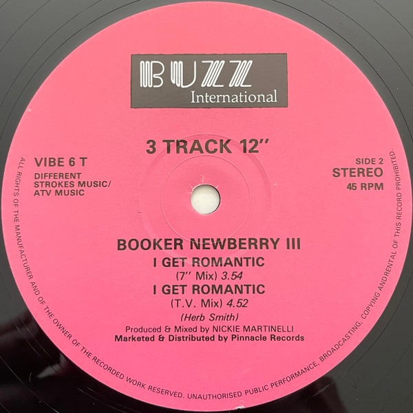 Booker Newberry III - I Get Romantic | Buzz International (VIBE 6 T) - 4 Booker Newberry III - I Get Romantic | Buzz International (VIBE 6 T) - 4