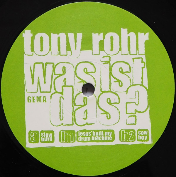 Tony Rohr - Was Ist Das? | Weave Music (WEAVE 05) - 2