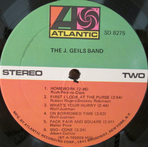 The J. Geils Band - The J. Geils Band | Atlantic (SD 8275) - 4