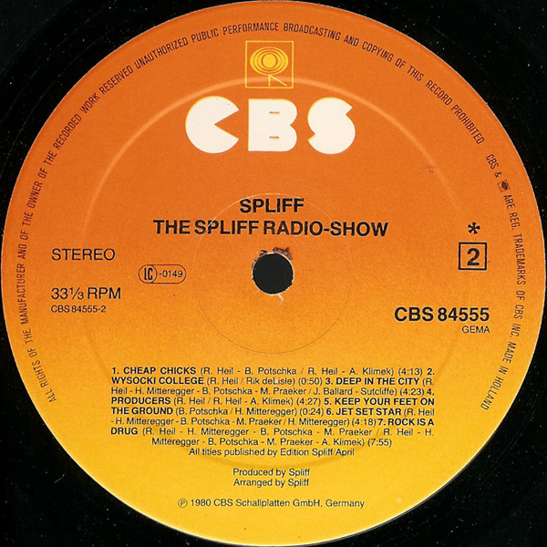 Spliff - The Spliff Radio Show | CBS (CBS 84555) - 4 Spliff - The Spliff Radio Show | CBS (CBS 84555) - 4