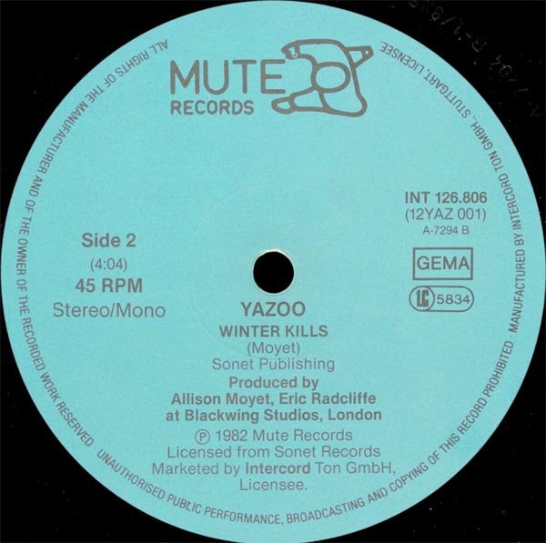 Yazoo - Don't Go • Re-mixes | Mute (INT 126.806) - 4