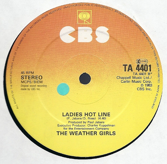 The Weather Girls - Success | CBS (TA 4401) - 4