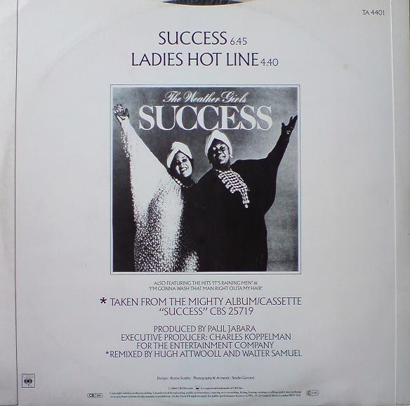 The Weather Girls - Success | CBS (TA 4401) - 2