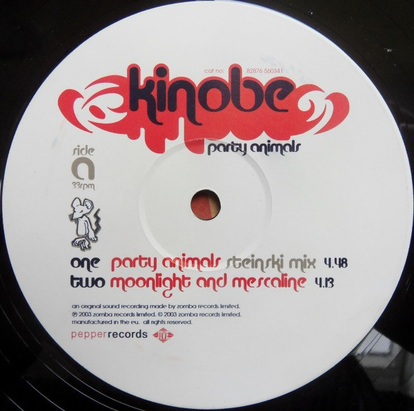 Kinobe - Party Animals | Pepper Records (82876 560341) - 2 Kinobe - Party Animals | Pepper Records (82876 560341) - 2