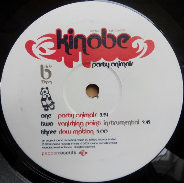Kinobe - Party Animals | Pepper Records (82876 560341) - 3 Kinobe - Party Animals | Pepper Records (82876 560341) - 3