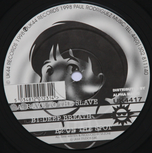 M-Zone - Rave To The Slave | UK44 Records (UK44-17)