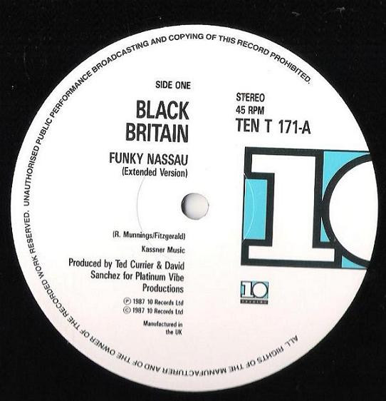 Black Britain - Funky Nassau | 10 Records (TENT 171) - 3