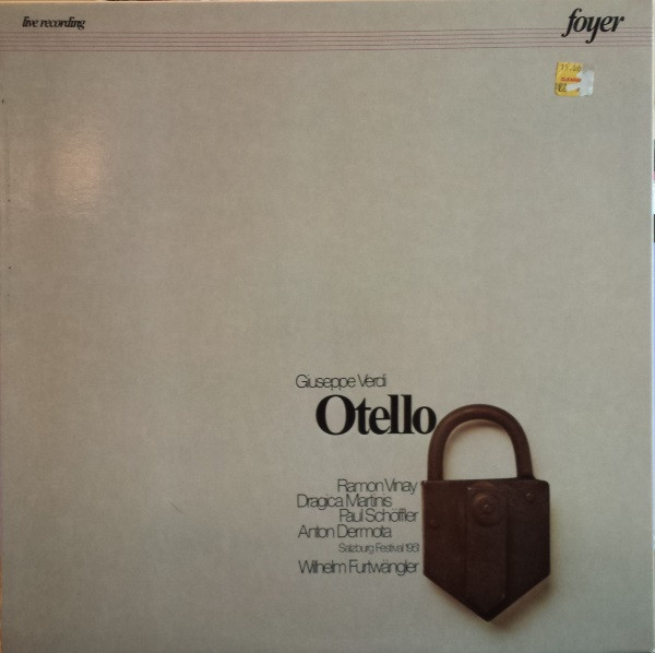 Giuseppe Verdi - Otello | Foyer Live Recording (FO 1018 (3))