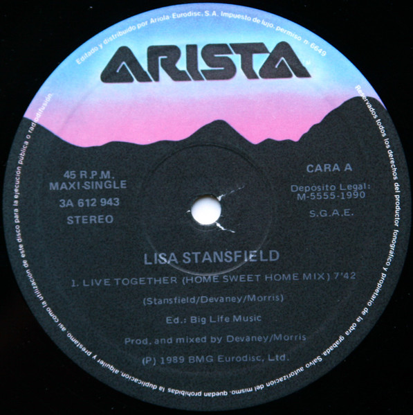 Lisa Stansfield - Live Together (Remix) | Arista (3A 612943) - 3