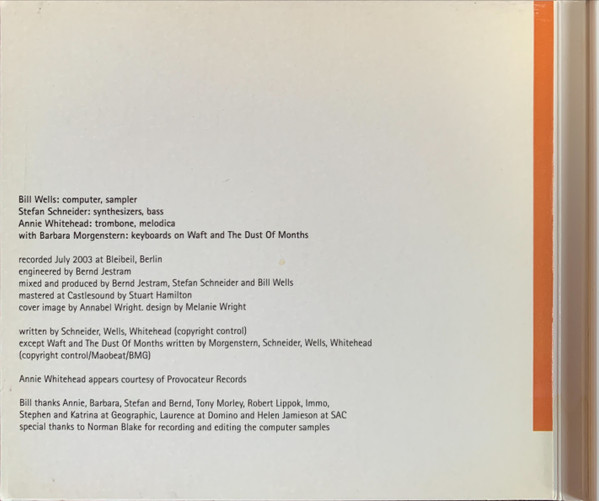 Bill Wells / Stefan Schneider / Annie Whitehead / Barbara Morgenstern - Pick Up Sticks | Leaf (BAY 34CD) - 4