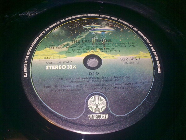 Dio - The Last In Line | Vertigo (822 366-1) - 2