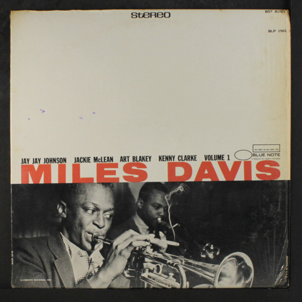 Miles Davis - Volume 1 | Blue Note (BLP 1501) - main