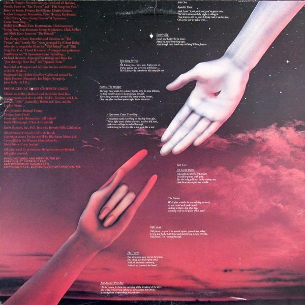 Chris de Burgh - Spanish Train And Other Stories | A&M Records (SP-4568) - 2