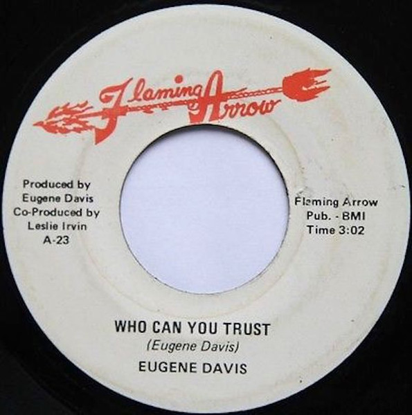 Eugene Davis - Who Can You Trust / Ruby | Flaming Arrow (A-23) - main