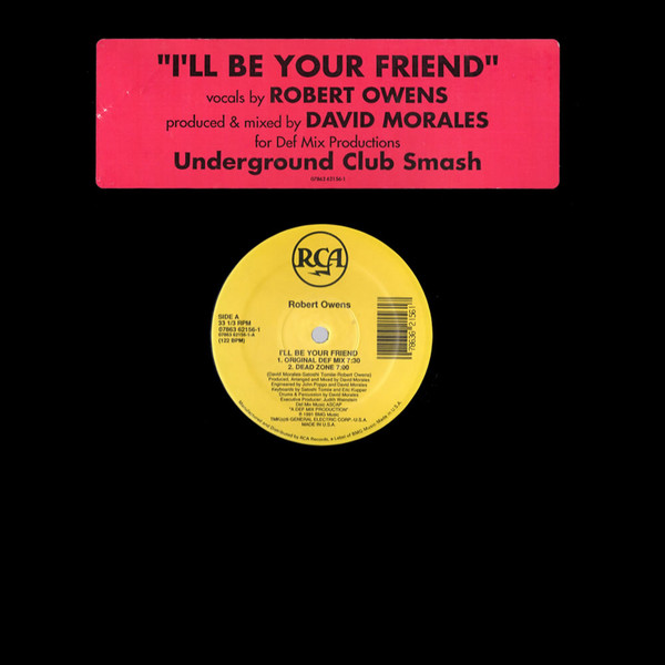 Robert Owens - I'll Be Your Friend | RCA (07863 62156-1) - 3