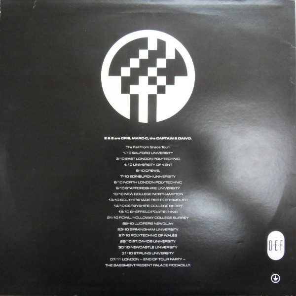 Eskimos & Egypt - The Fall From Grace Tour EP | One Little Indian (EEF 96E) - 4