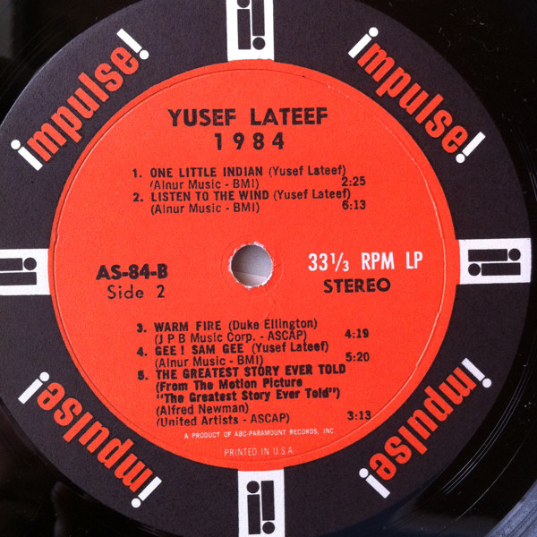 Yusef Lateef - 1984 | Impulse! (AS-84) - 3 Yusef Lateef - 1984 | Impulse! (AS-84) - 3