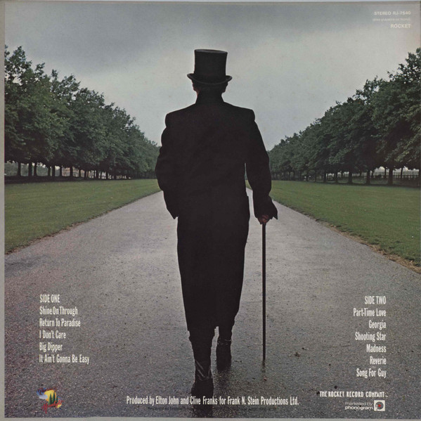 Elton John - A Single Man | The Rocket Record Company (RJ-7540) - 2