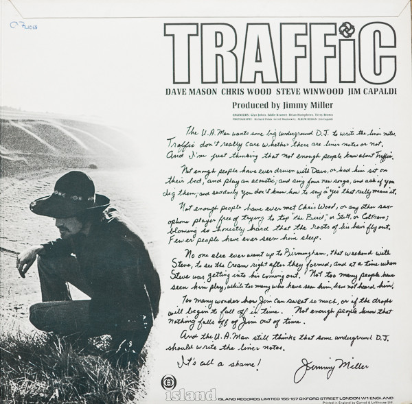 Traffic - Traffic | Island Records (ILPS 9081T) - 3 Traffic - Traffic | Island Records (ILPS 9081T) - 3