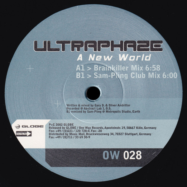 Ultraphaze - A New World | One Way Records (OW028) - 4