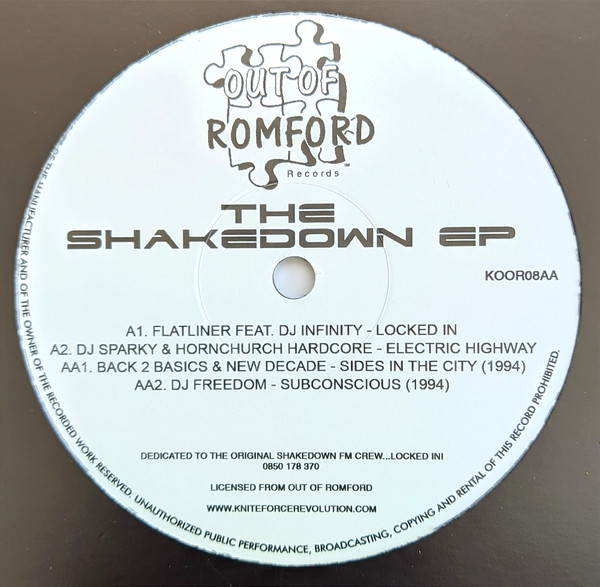 Various - The Shakedown E.P | Out Of Romford Records (KOOR08)