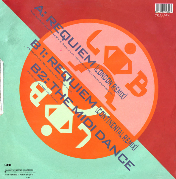 London Boys - Requiem | WEA (YZ345 (TX)) - 2 London Boys - Requiem | WEA (YZ345 (TX)) - 2