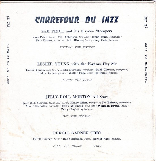 Various - Carrefour Du Jazz | Guilde Du Jazz (J. 738) - 2