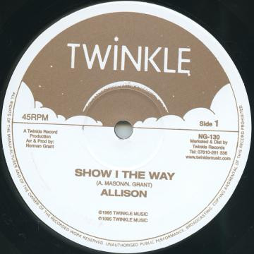 Allison - Show I The Way / Sorrow | Twinkle Music (NG 130)