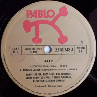 Various - Jazz At The Philharmonic At The Montreux 1975 | Pablo Records (2310 748 A) - 3