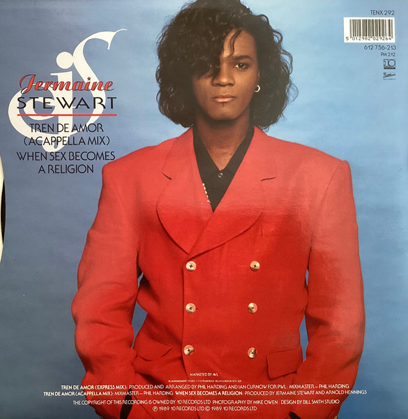 Jermaine Stewart - Tren De Amor | 10 Records (TENX 292) - 3