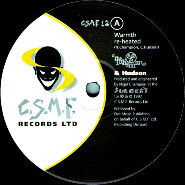 Talisman & Hudson - Warmth Re-Heated / Rhythm Rascal | C.S.M.F. Records (C.S.M.F. 12) - 3 Talisman & Hudson - Warmth Re-Heated / Rhythm Rascal | C.S.M.F. Records (C.S.M.F. 12) - 3