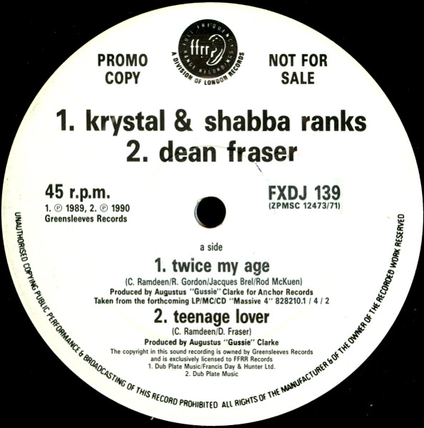 Various - Twice My Age | FFRR (FXDJ 139)