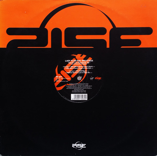 Lady Plus - Got To Love Somebody '99 | Rise (RISE 030) - 3