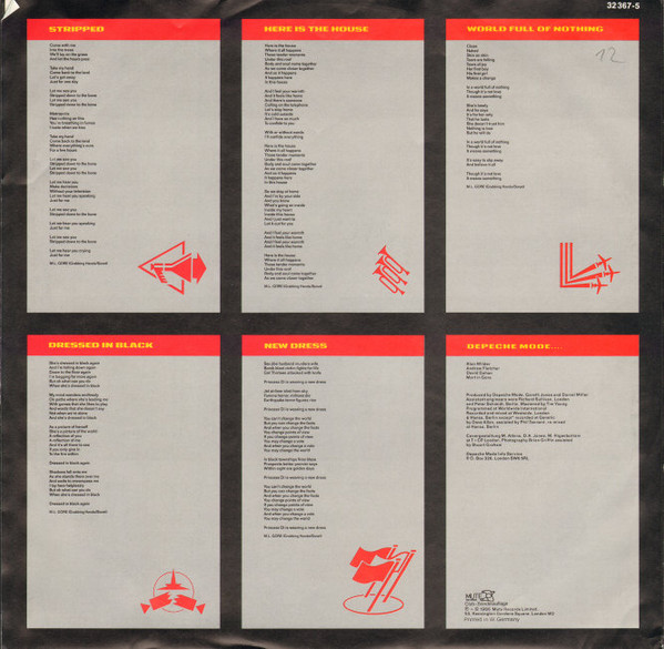 Depeche Mode - Black Celebration | Mute (Stumm 26) - 4