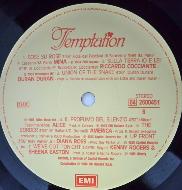 Various - Temptation | EMI (64 2600451) - 3 Various - Temptation | EMI (64 2600451) - 3