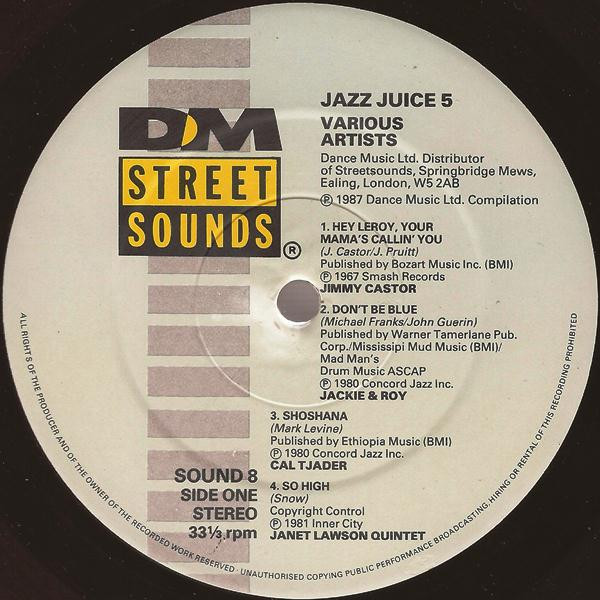 Various - Jazz Juice 5 | Street Sounds (SOUND 8) - 2 Various - Jazz Juice 5 | Street Sounds (SOUND 8) - 2