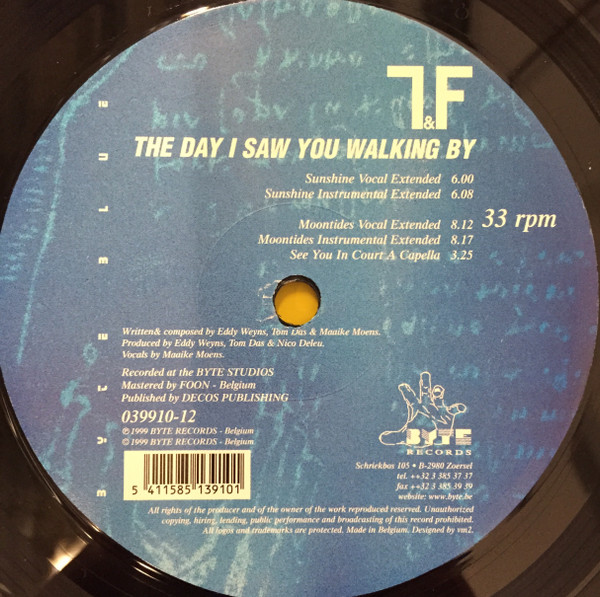 T&F - The Day I Saw You Walking By | Byte Blue (039910-12) - 3