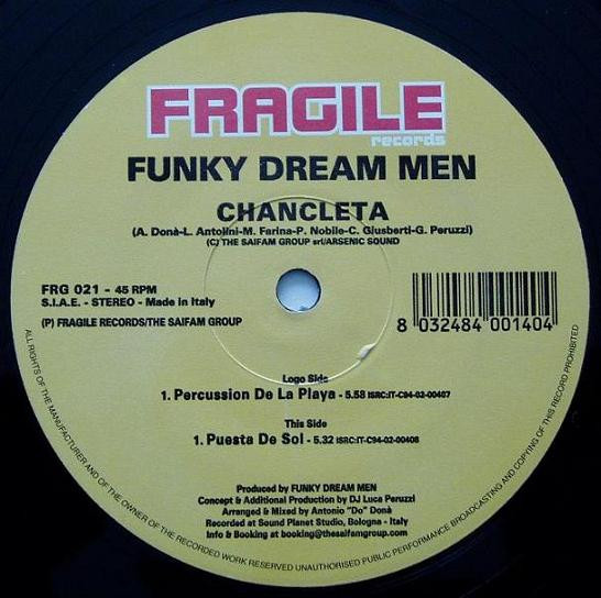 Funky Dream Men - Chancleta | Fragile Records (FRG 021)
