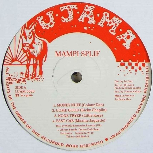 Various - Mampi Splif | Ujama (UJAM 0020) - 3 Various - Mampi Splif | Ujama (UJAM 0020) - 3