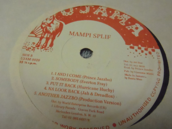 Various - Mampi Splif | Ujama (UJAM 0020) - 4 Various - Mampi Splif | Ujama (UJAM 0020) - 4