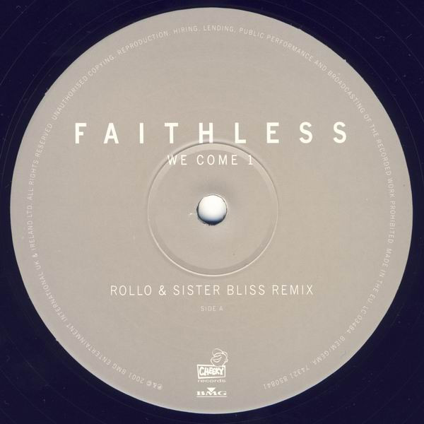 Faithless - We Come 1 | Cheeky Records (74321 850841) - 3 Faithless - We Come 1 | Cheeky Records (74321 850841) - 3
