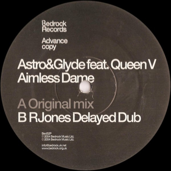 Astro & Glyde Feat. Queen V - Aimless Dame | Bedrock Records (Bed52P) - main