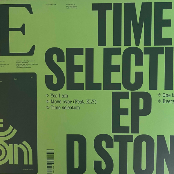D Stone - Time Selection EP | Heist (HEIST095)