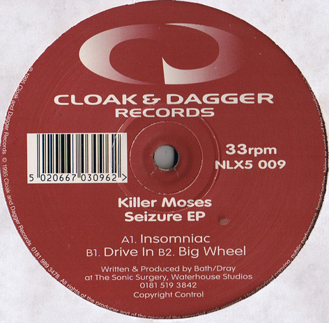 Killer Moses - Seizure EP | Cloak And Dagger Records (NLX5 009)