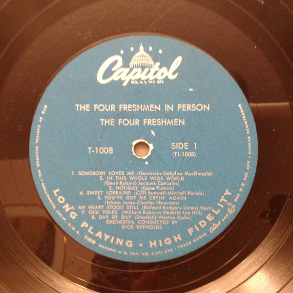 The Four Freshmen - The Four Freshmen In Person | Capitol Records (T1008) - 3