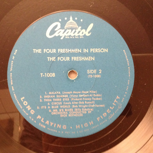 The Four Freshmen - The Four Freshmen In Person | Capitol Records (T1008) - 4