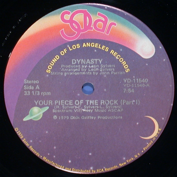 Dynasty - Your Piece Of The Rock | Solar (YD-11540)