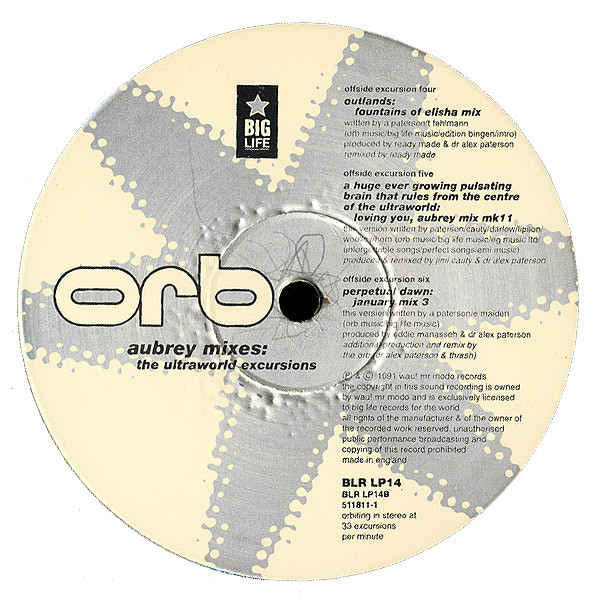 The Orb - Aubrey Mixes: The Ultraworld Excursions | Big Life (BLR LP14) - 4