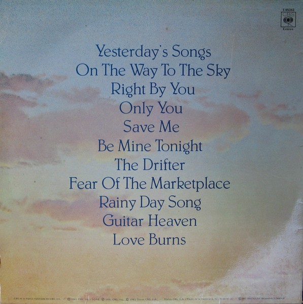 Neil Diamond - On The Way To The Sky | CBS (S 85343) - 2